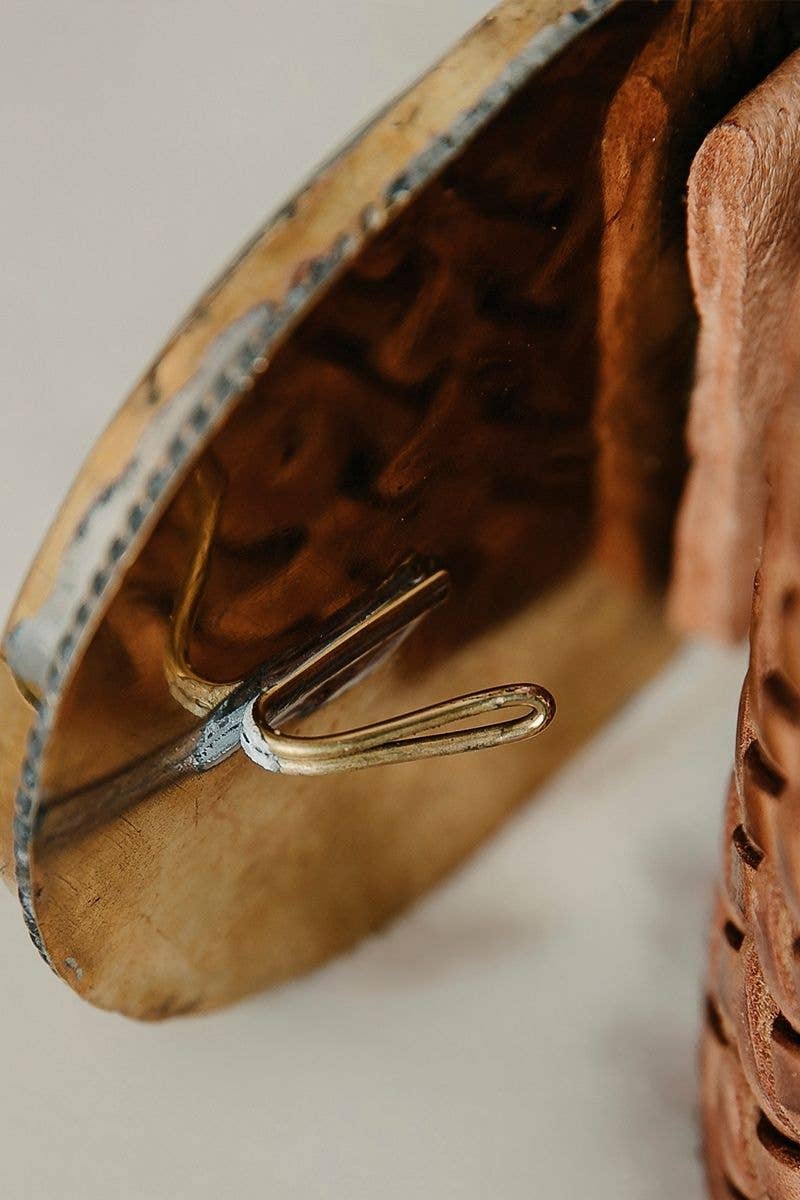 Light Brown Leather Concho Belt