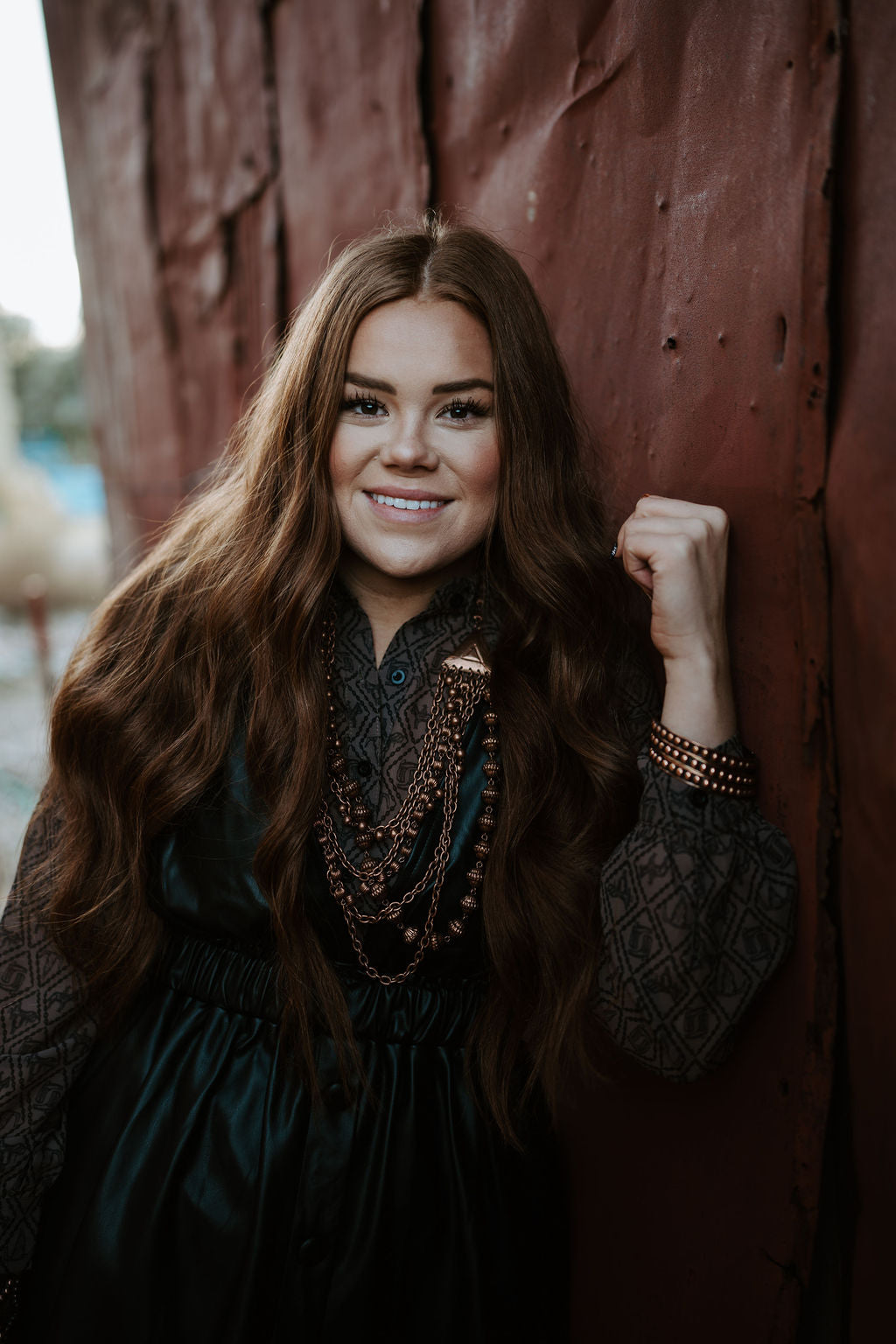 Sheer Vintage Button Down Top