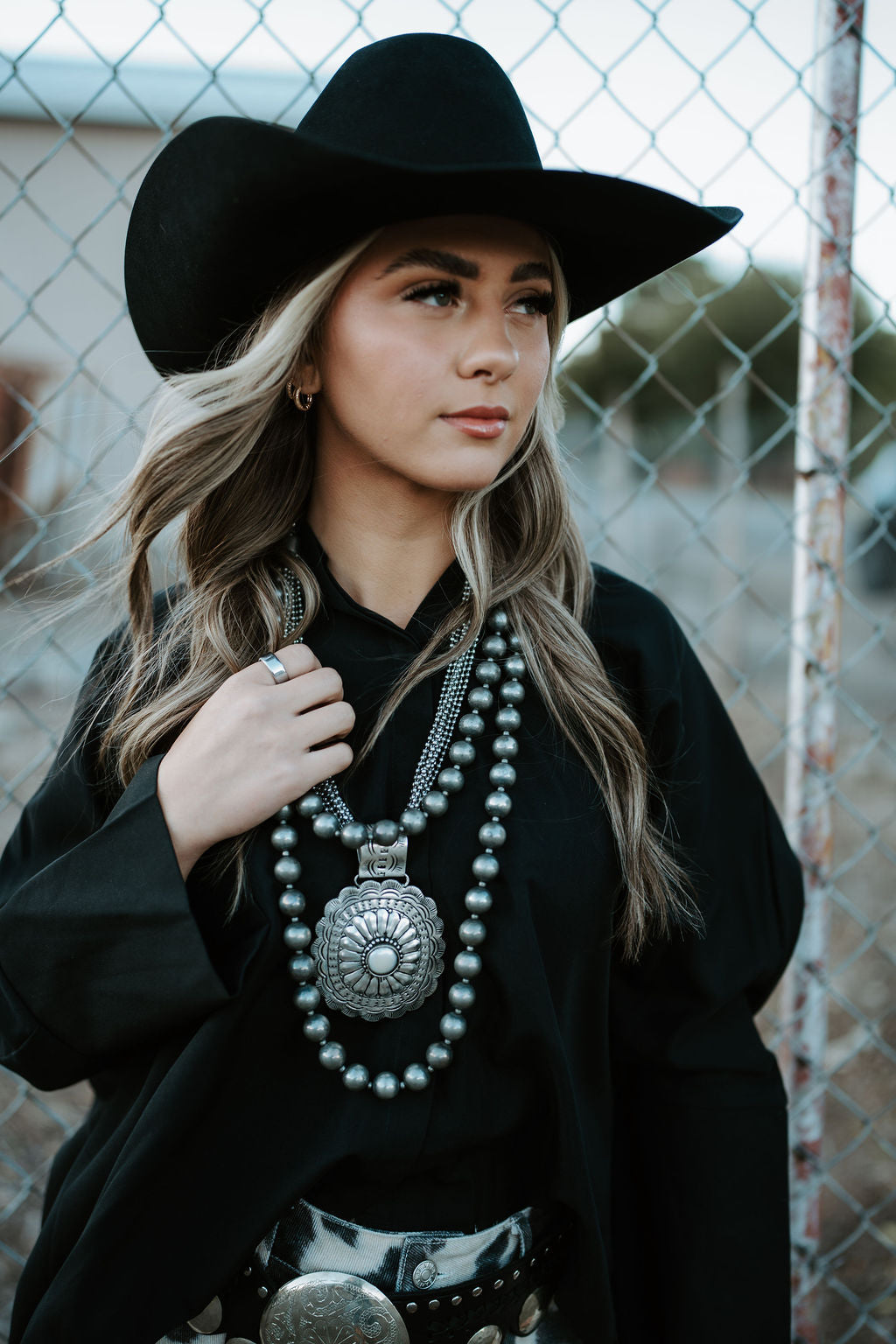 Black Flare Sleeve Top