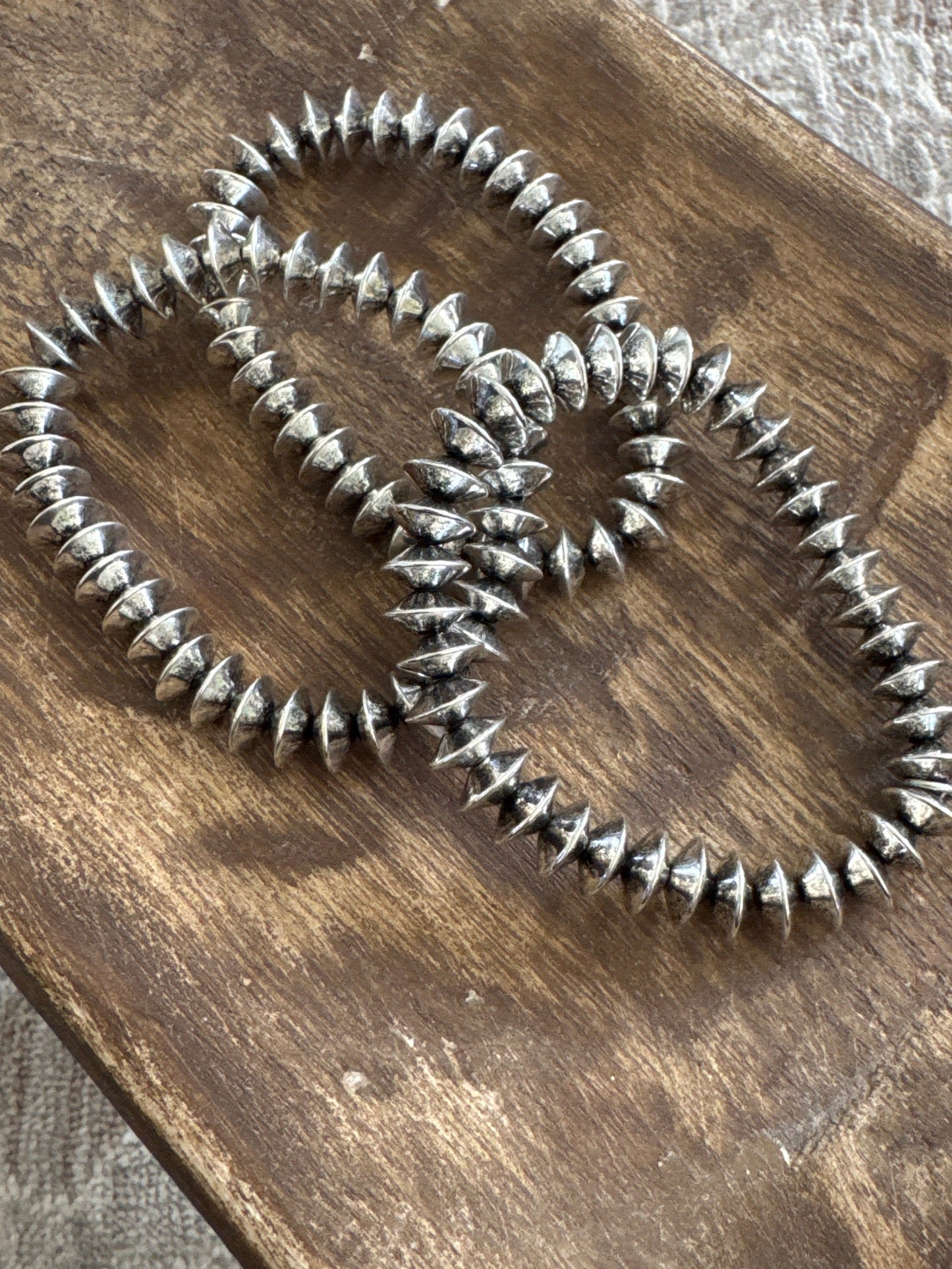 Burnished Silver Bracelet Set