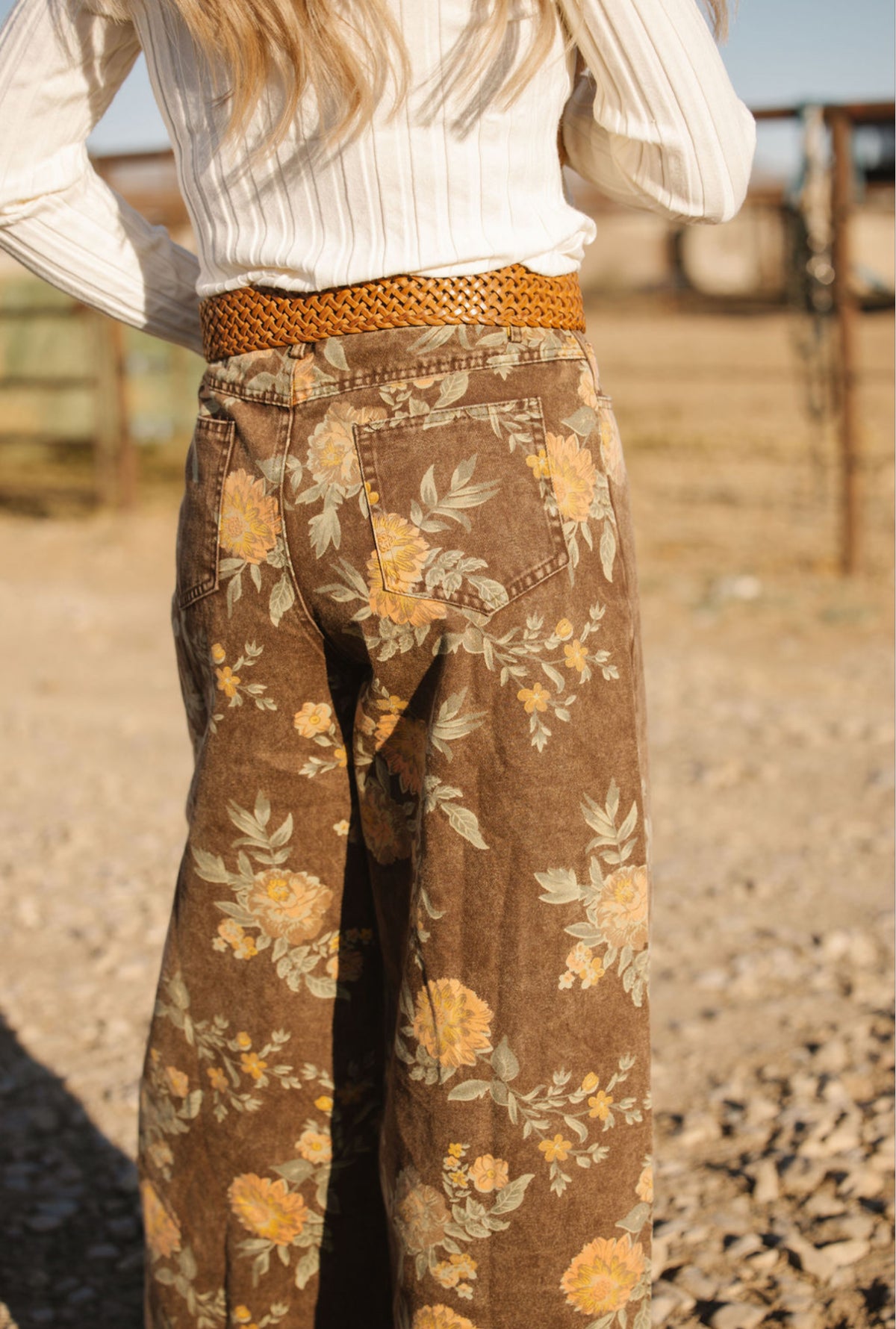The Free Spirit Floral Jeans