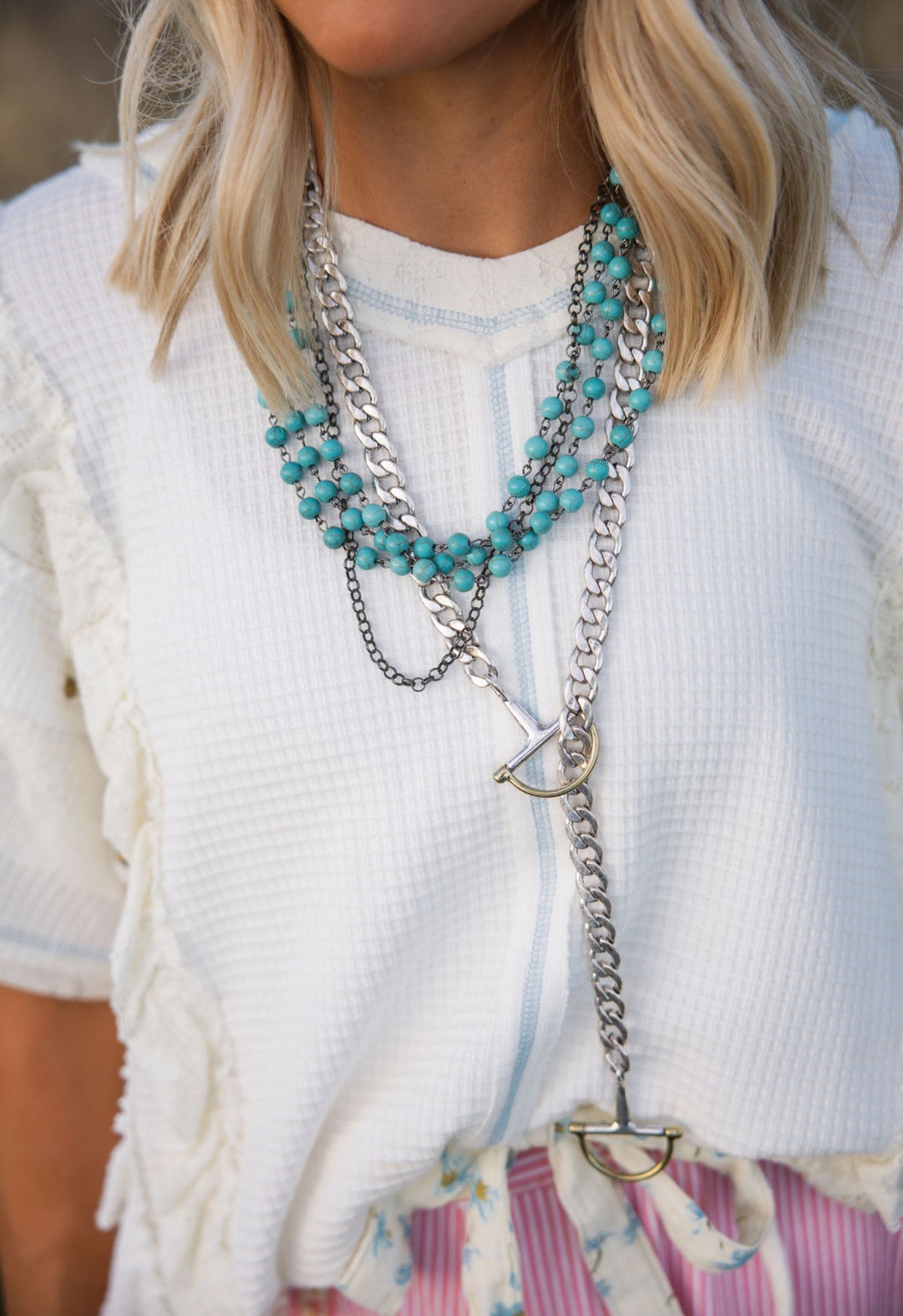 Lariat Bit Necklace