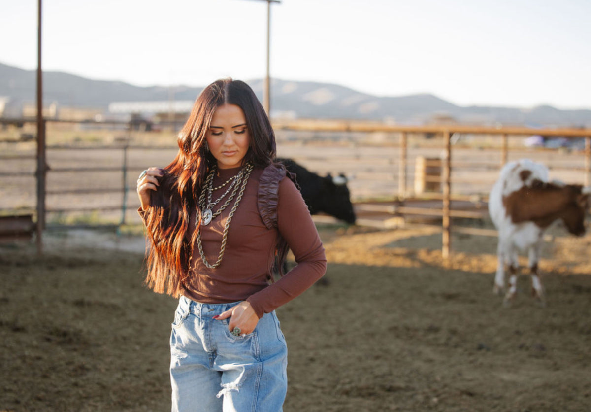The Rodeo Ruffle Top