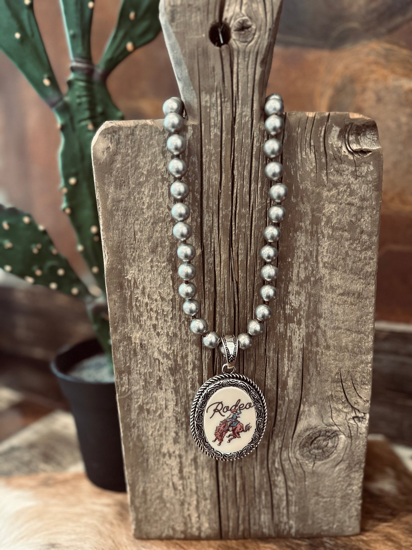 Rodeo Silver Necklace