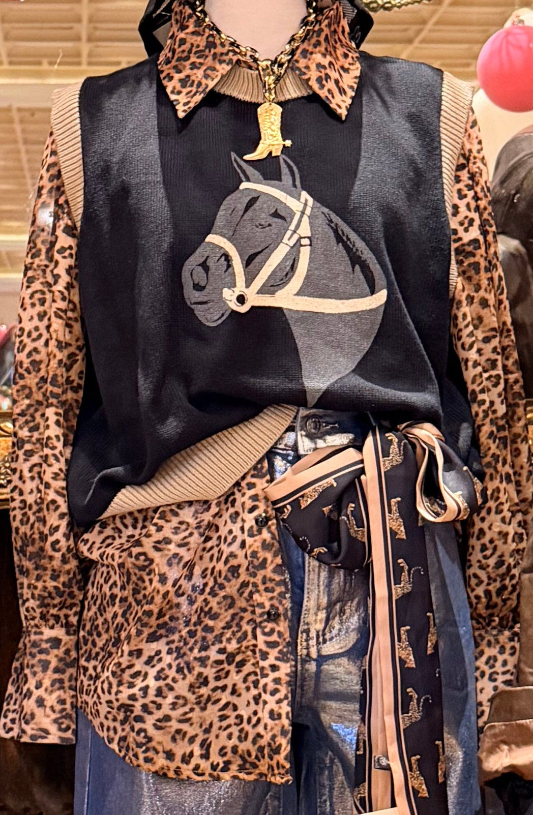 Retro Horse Sweater