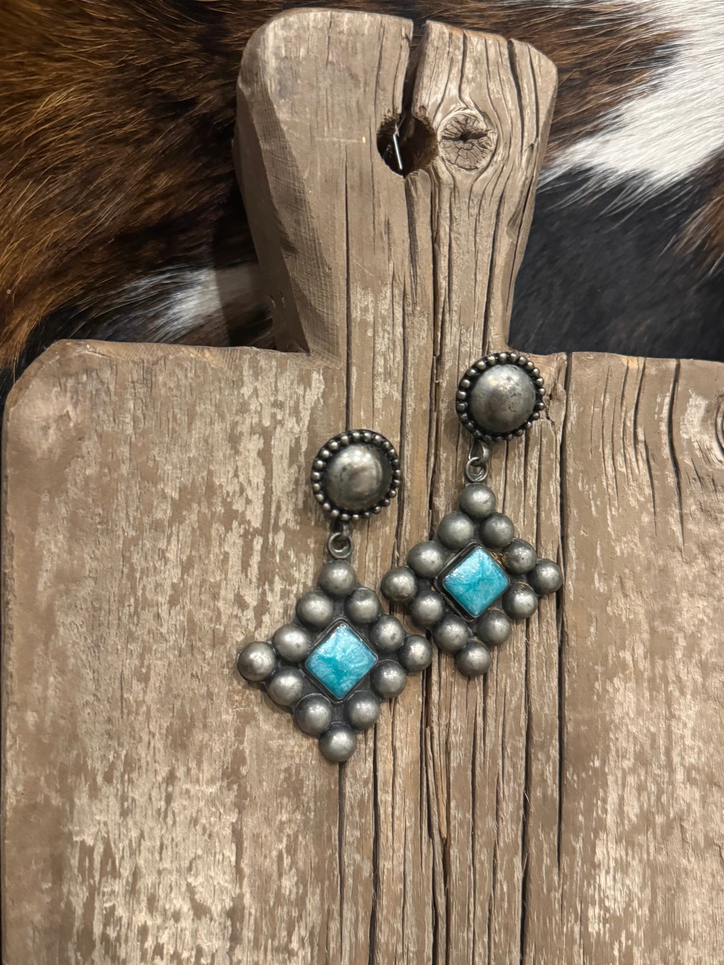 Turquoise Stone Earrings