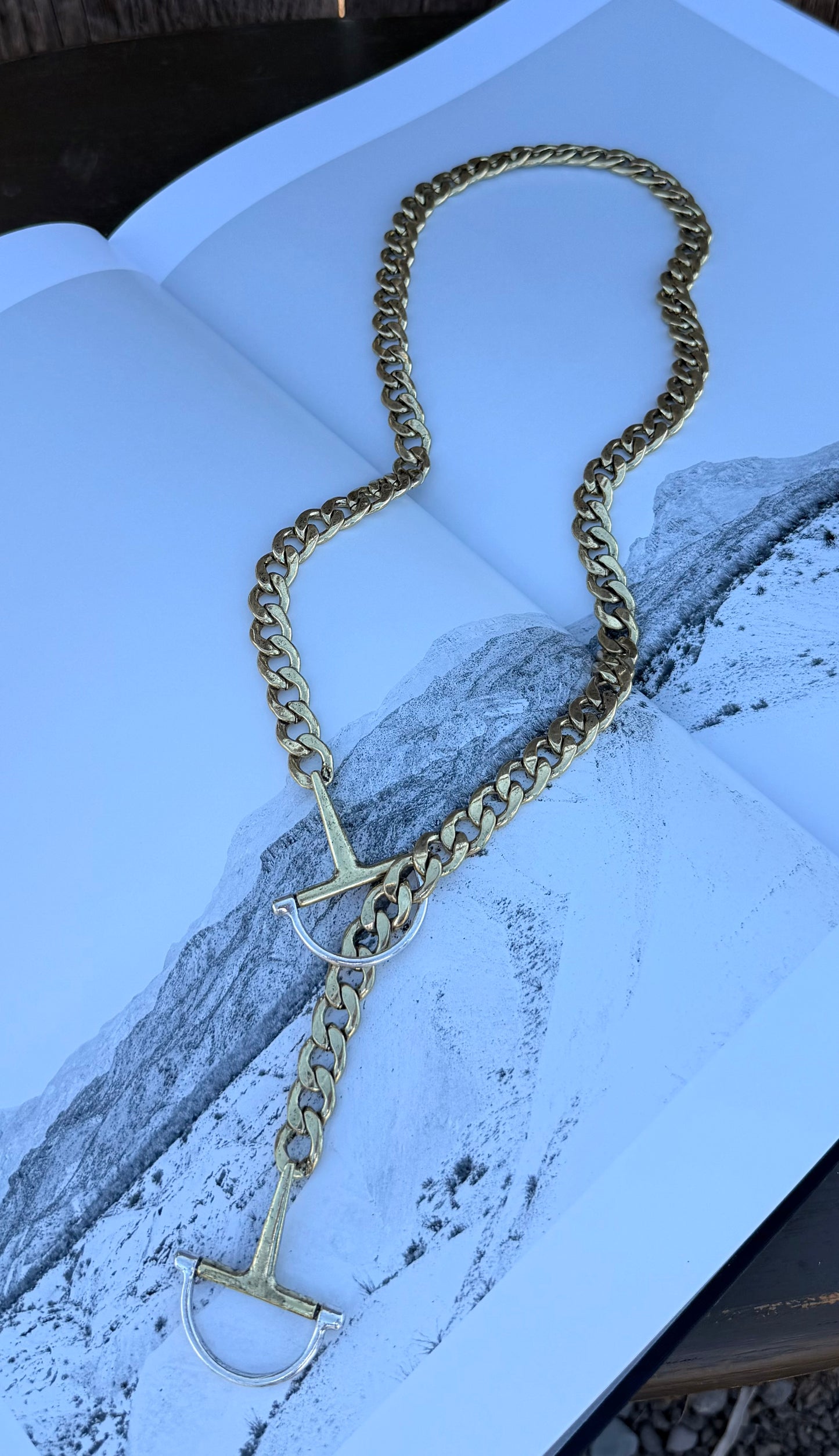 Lariat Bit Necklace