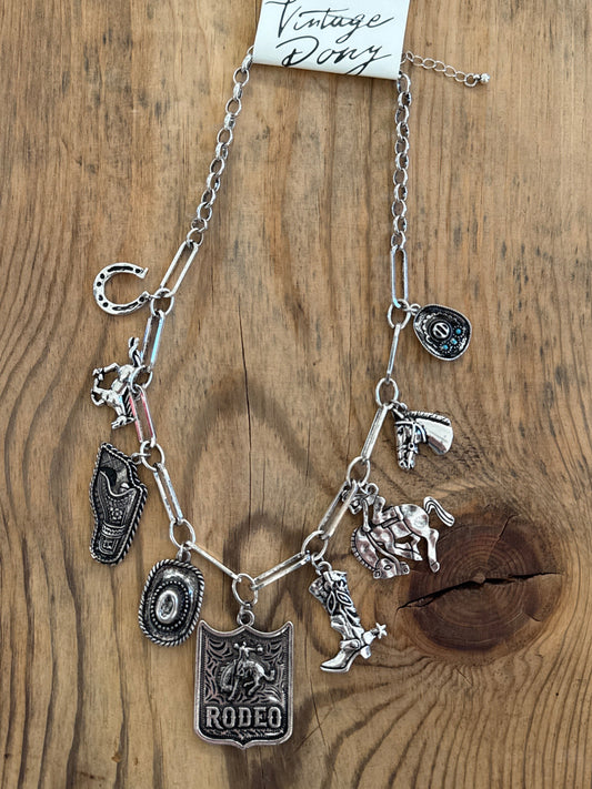 Silver Charm Necklace