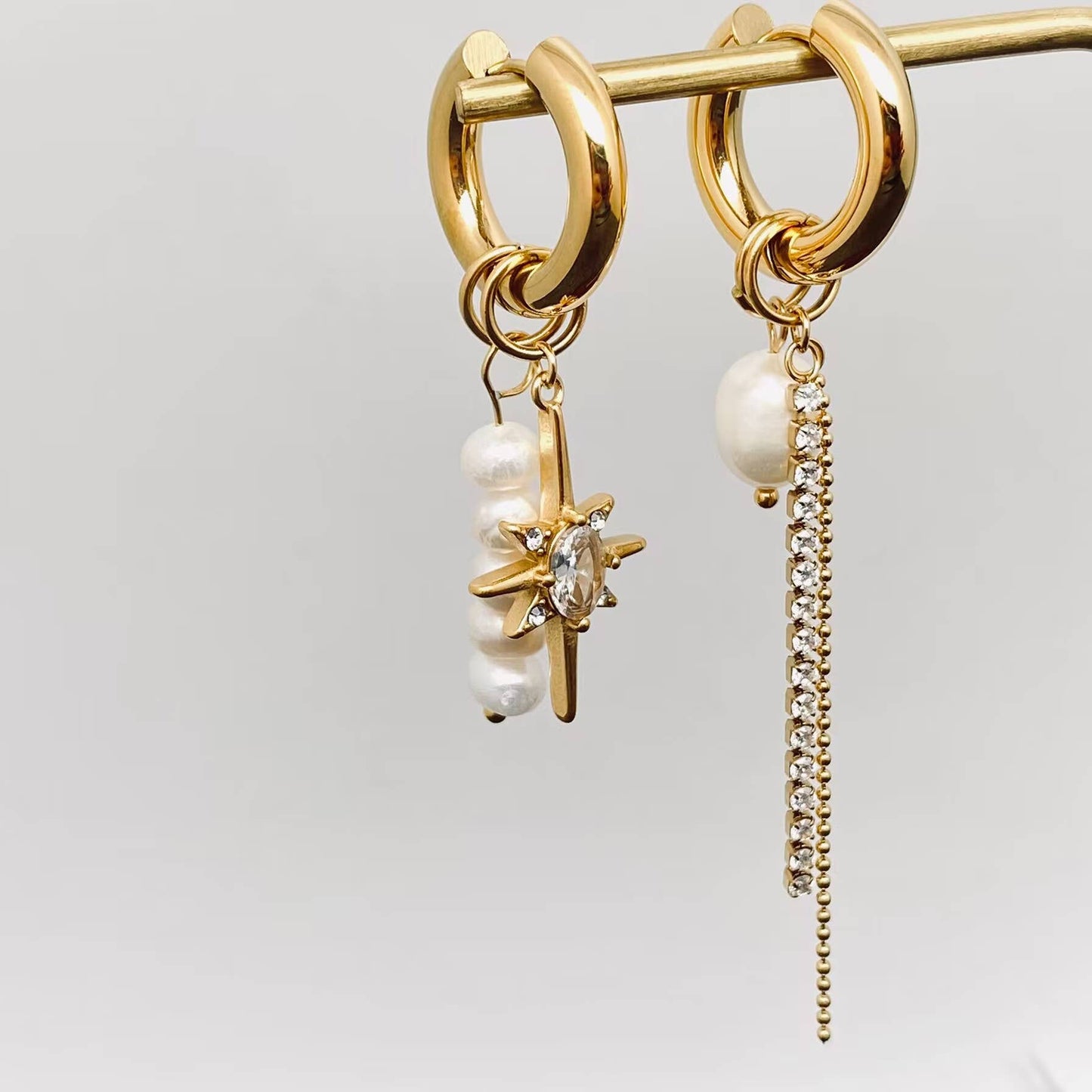 Made You Look earrings - (18k gold)