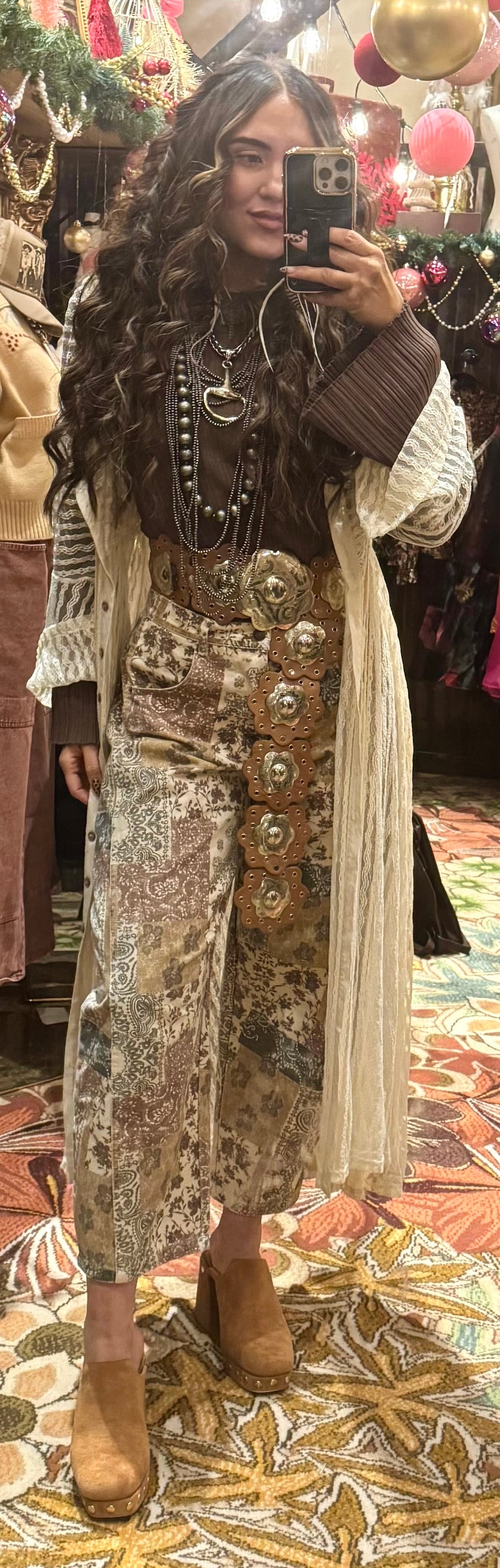 Sheer Lace Button Up Cardigan/Dress