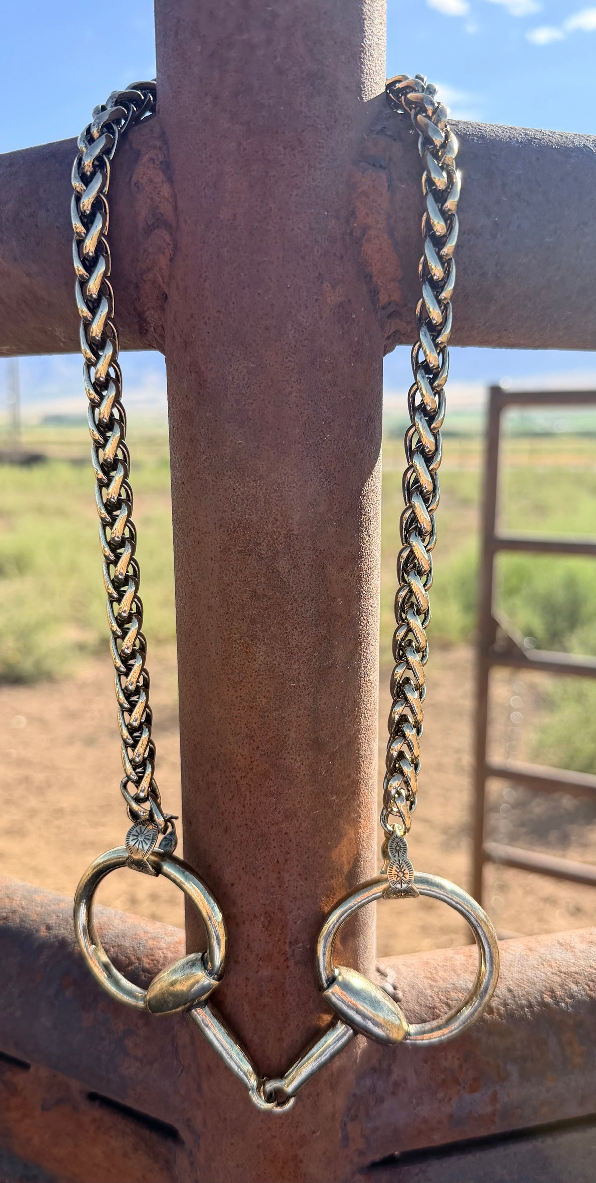 Large Horizontal Bit Necklace