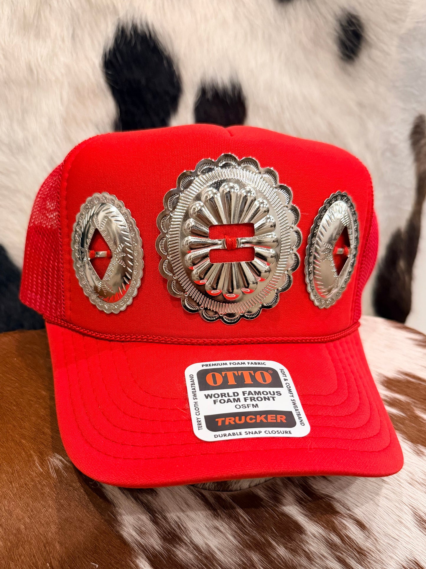 Red Concho Hat