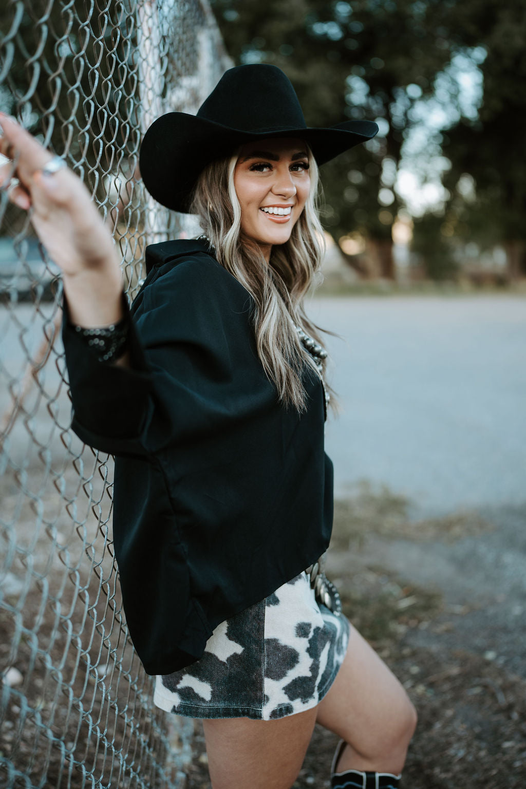 Black Flare Sleeve Top