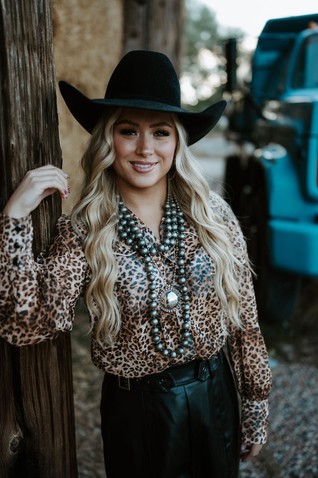 Silver Concho Necklace