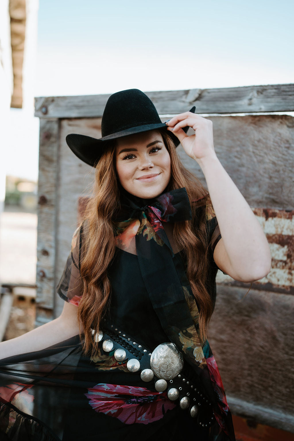 Sheer Vintage Floral Dress