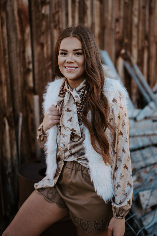 Faux Fur Vest