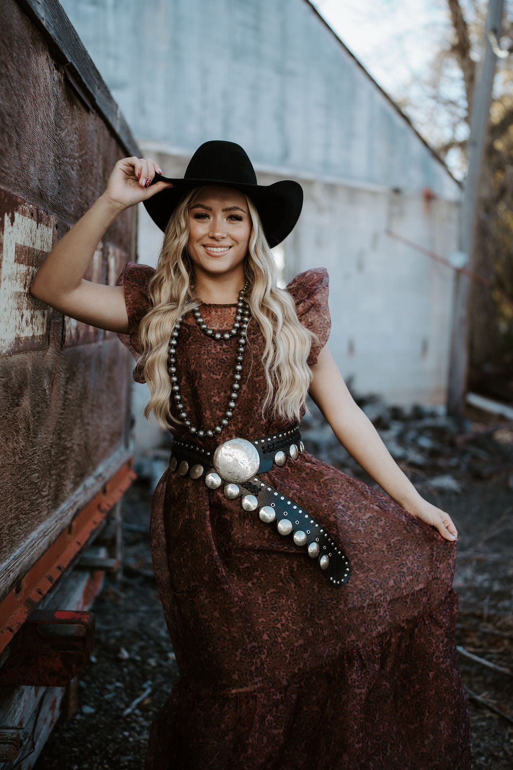 Cheetah Organza Dress