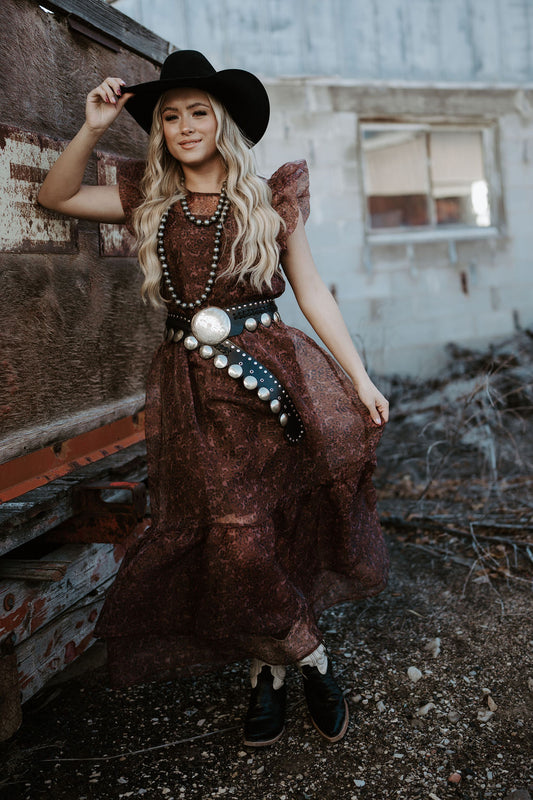 Cheetah Organza Dress