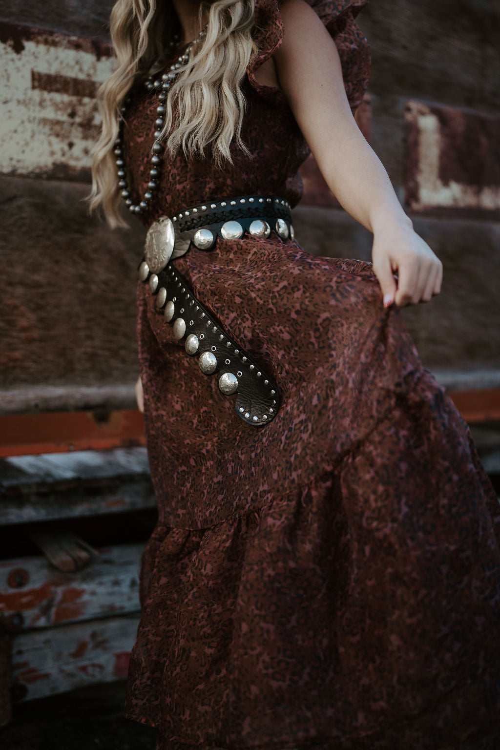 Cheetah Organza Dress