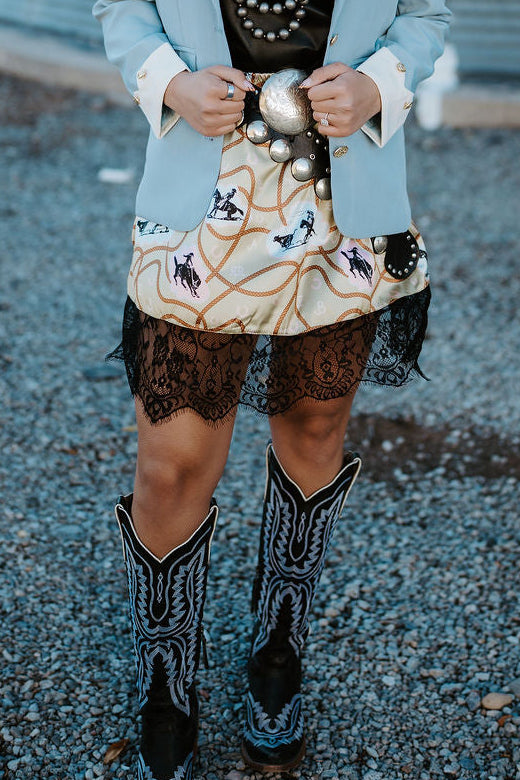 Rodeo Print Skirt