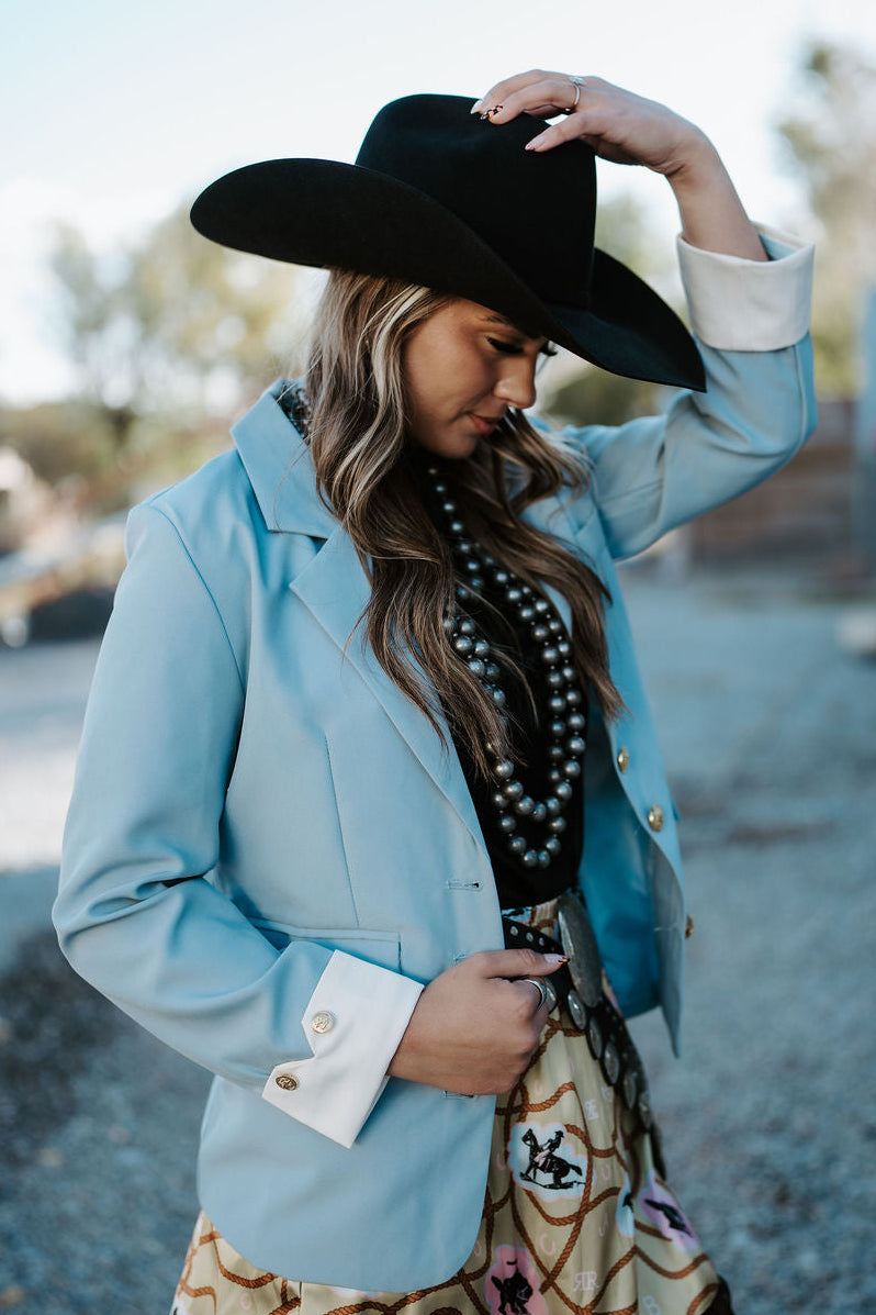 Baby Blue Blazer