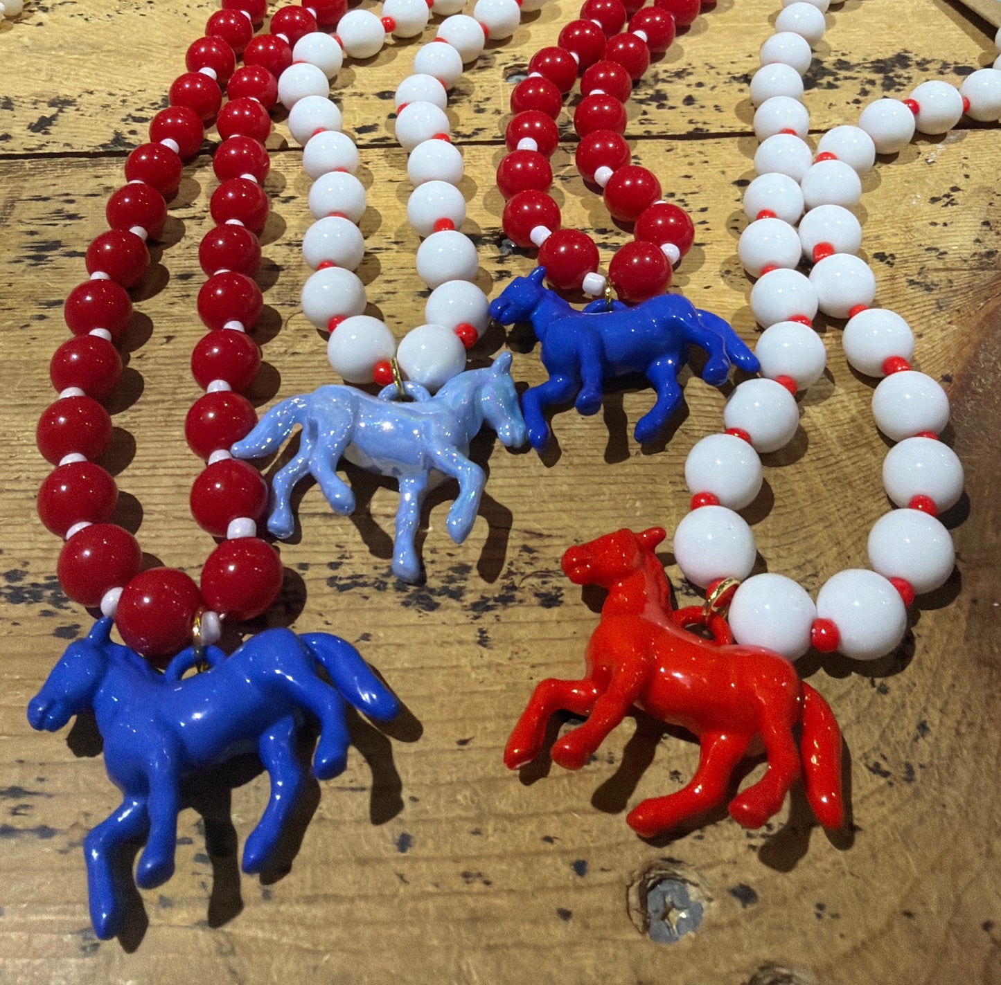 The Vintage Pony Necklace Americana