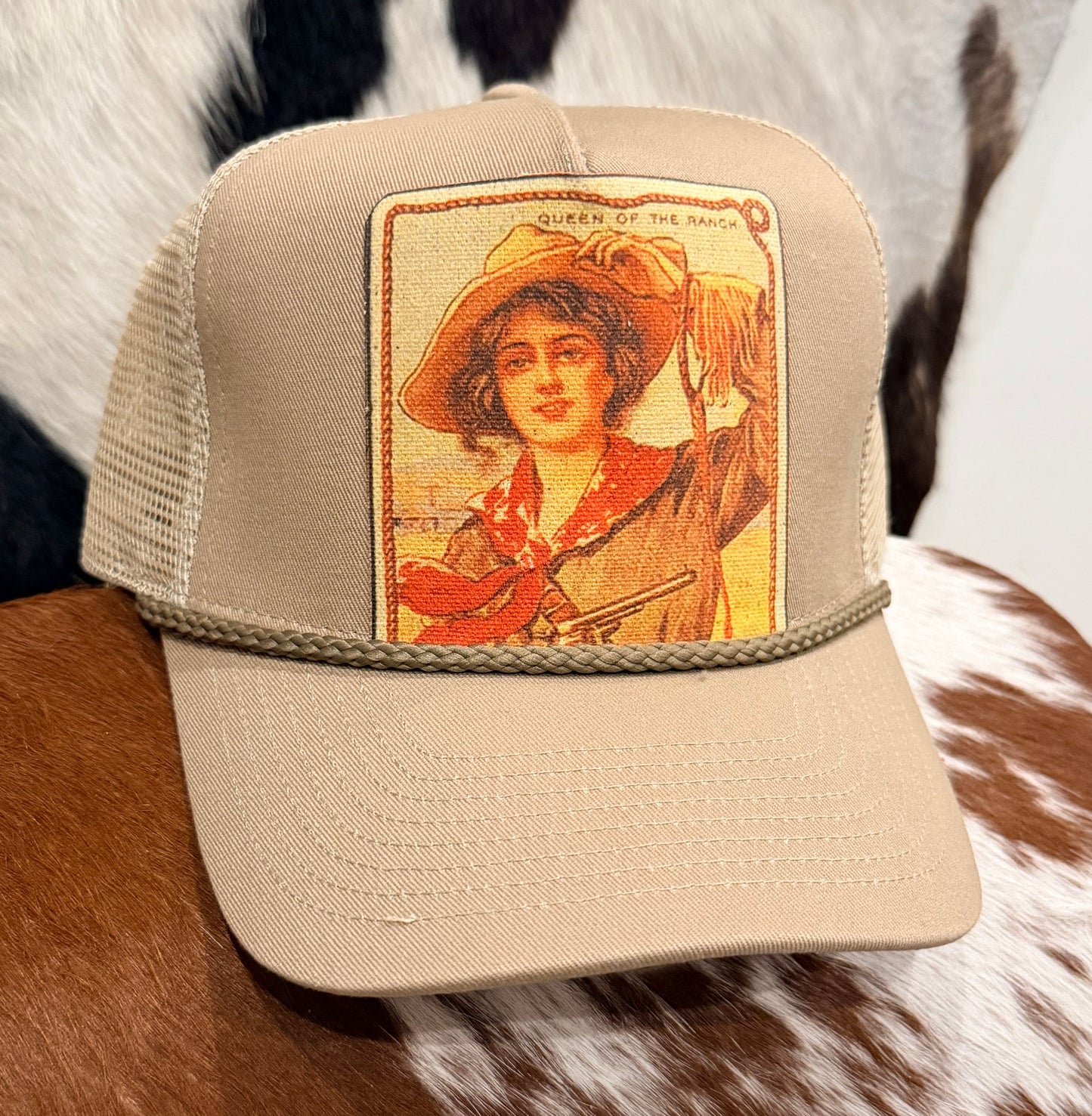 Vintage Tan Cowgirl Hat