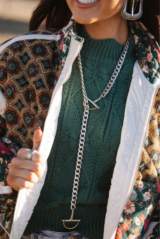 Lariat Bit Necklace