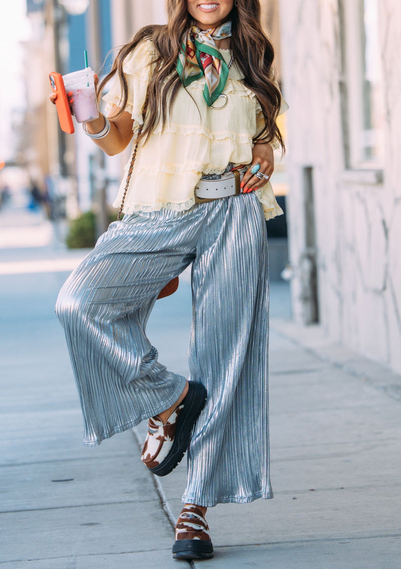 Butter Yellow Lace Blouse