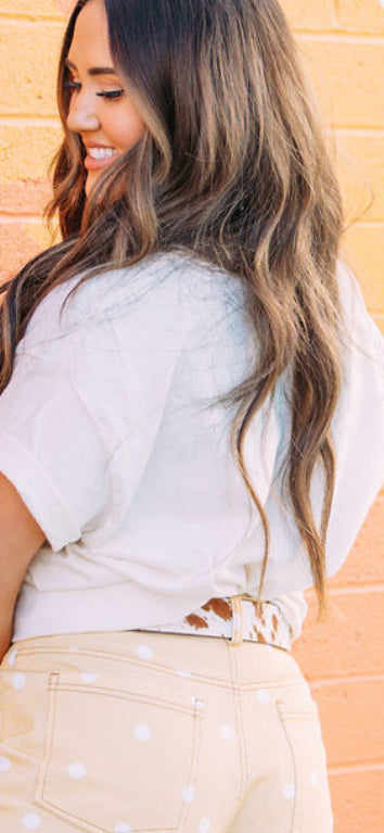 Cow Hide Leather Belt