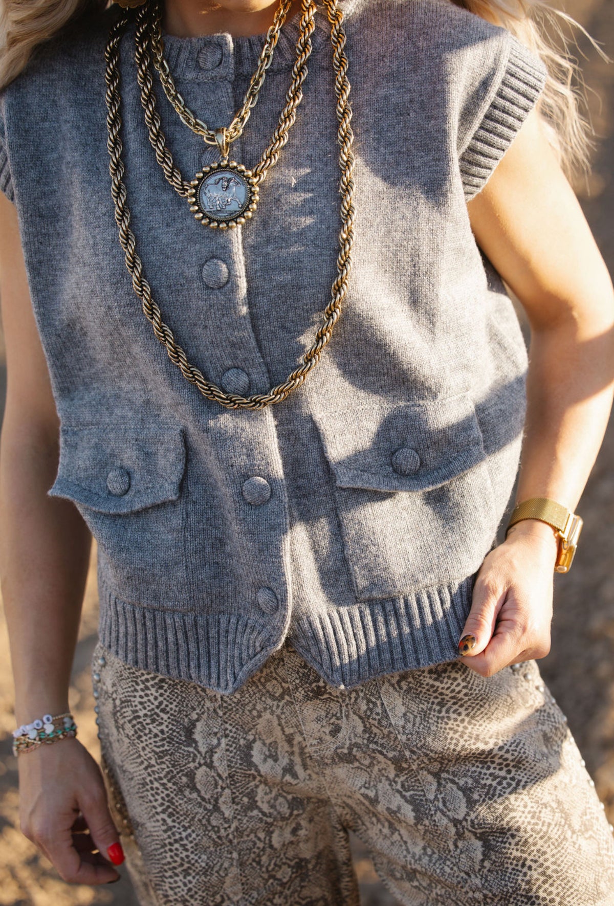 The Silver State Sweater Vest