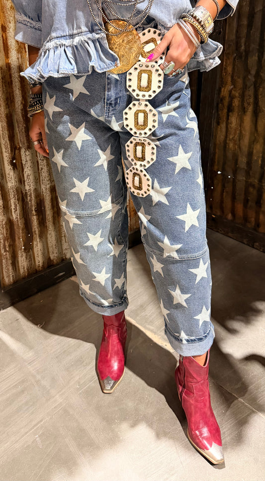 Star Barrel Jeans