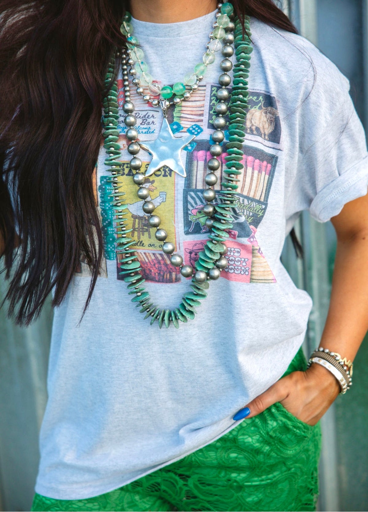 Lime Bubble Necklace