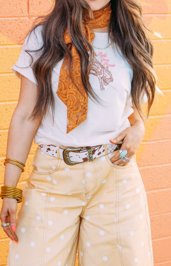 Cow Hide Leather Belt