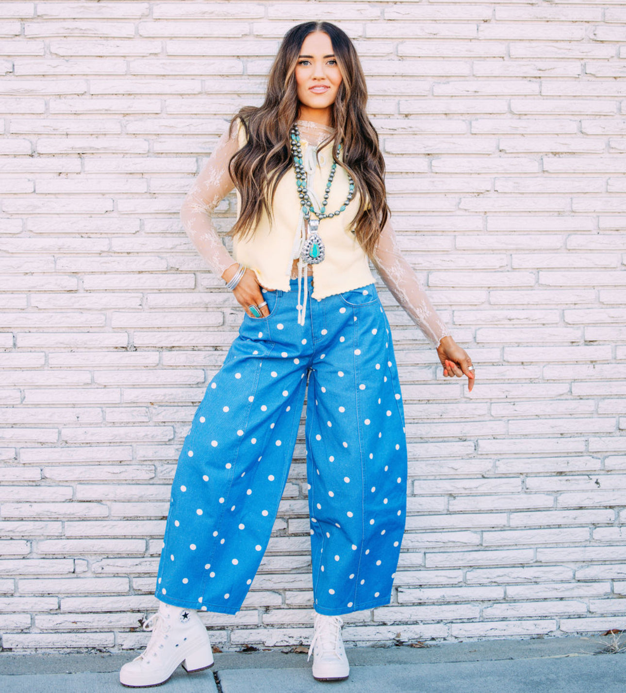 Yellow Vest with Blue Stripes Ties