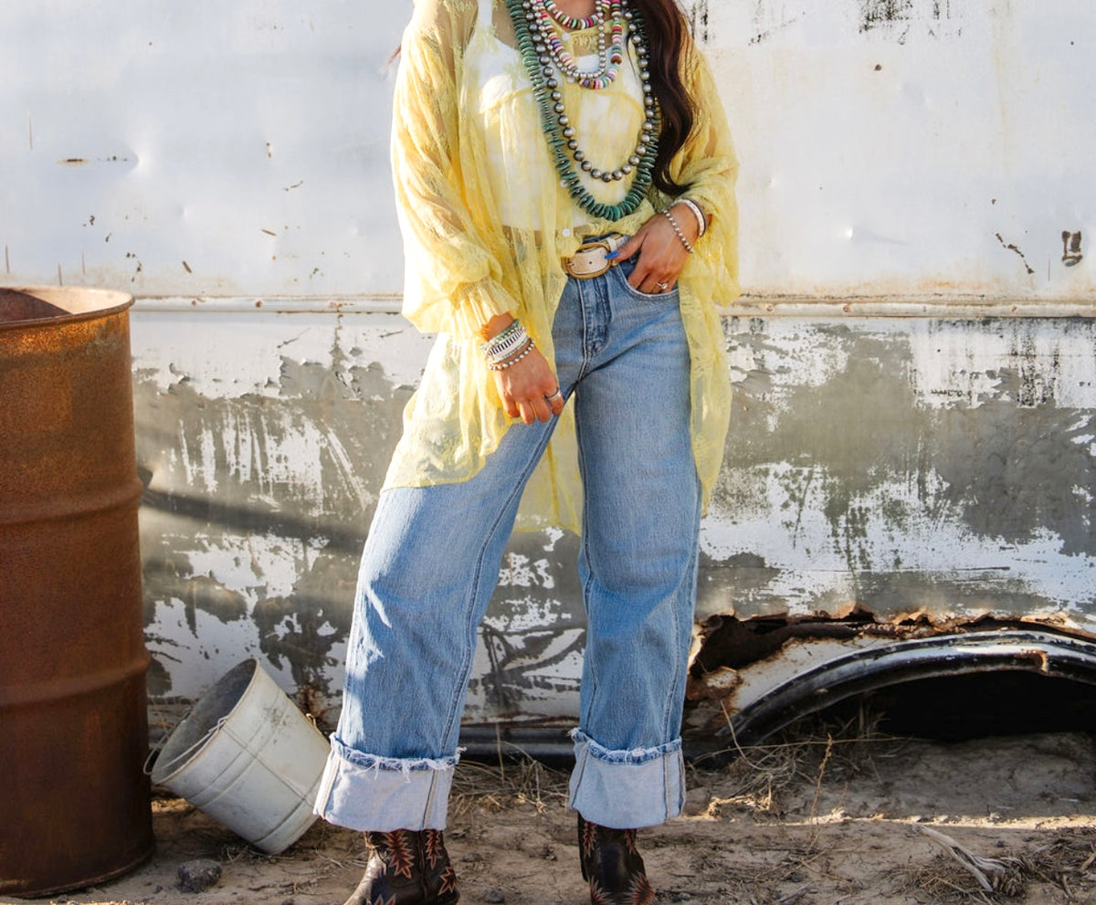 The Cowgirl Cuff Jeans