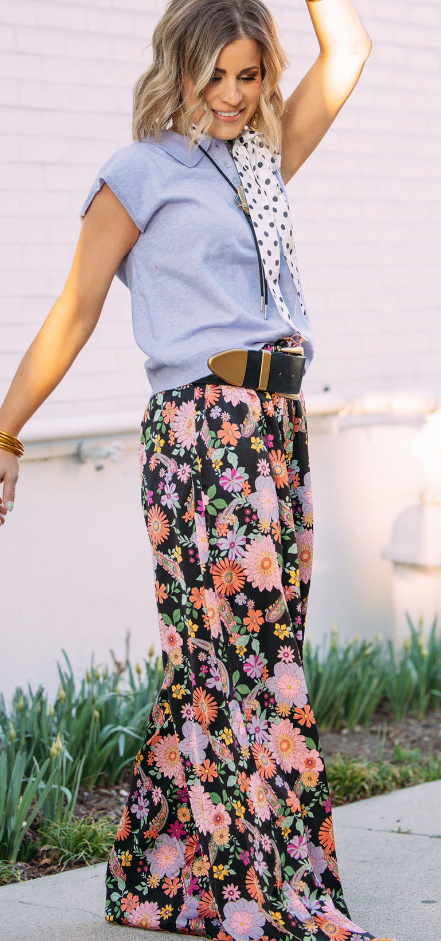 Black Suede Belt