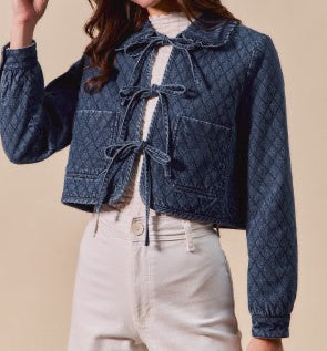 Quilted Denim Jacket
