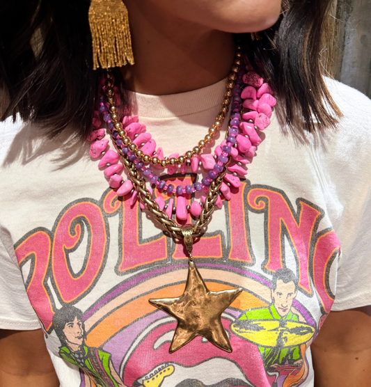 Gold Star Necklace