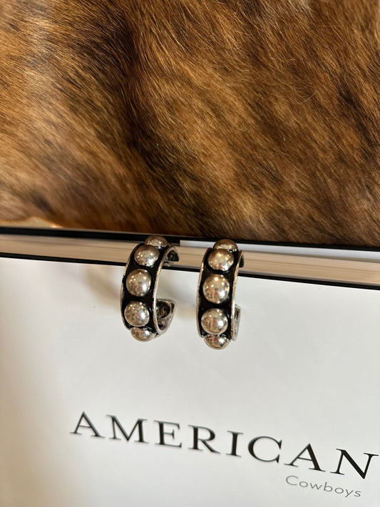 Silver Bubble Earrings