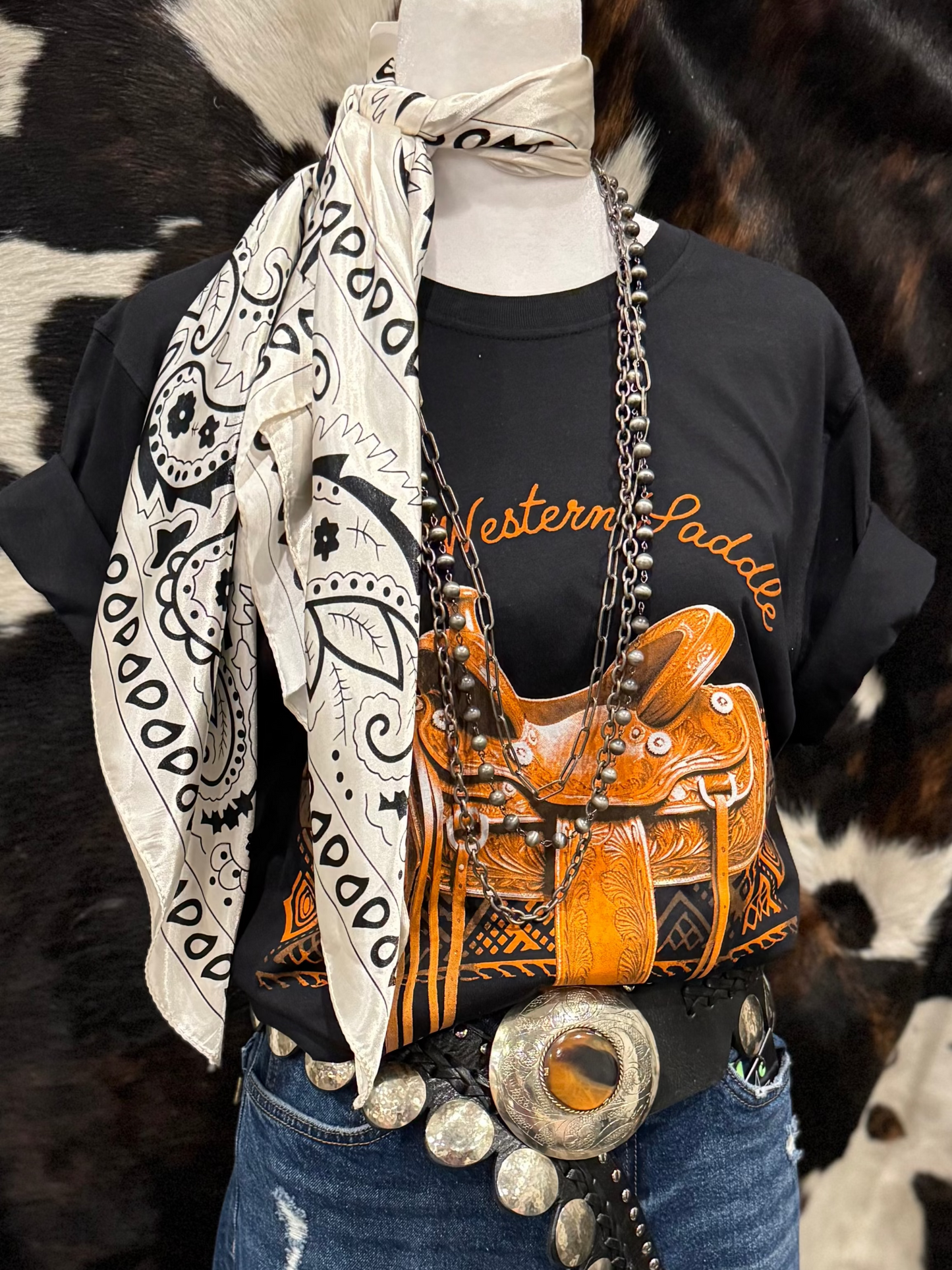 Vintage Western Saddle Tee