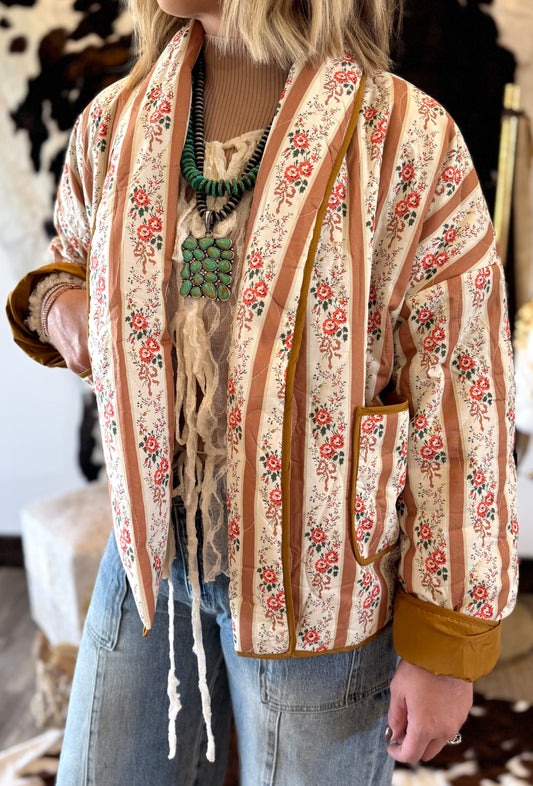 Floral Quilted Jacket