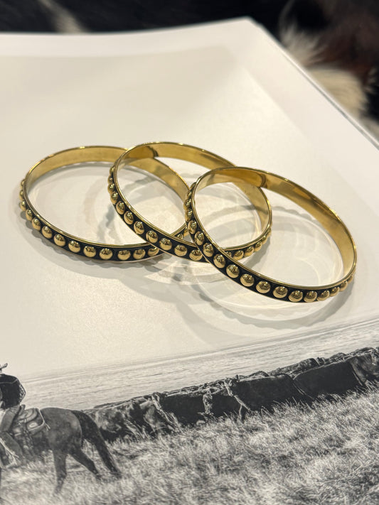Gold Bubble Bangles
