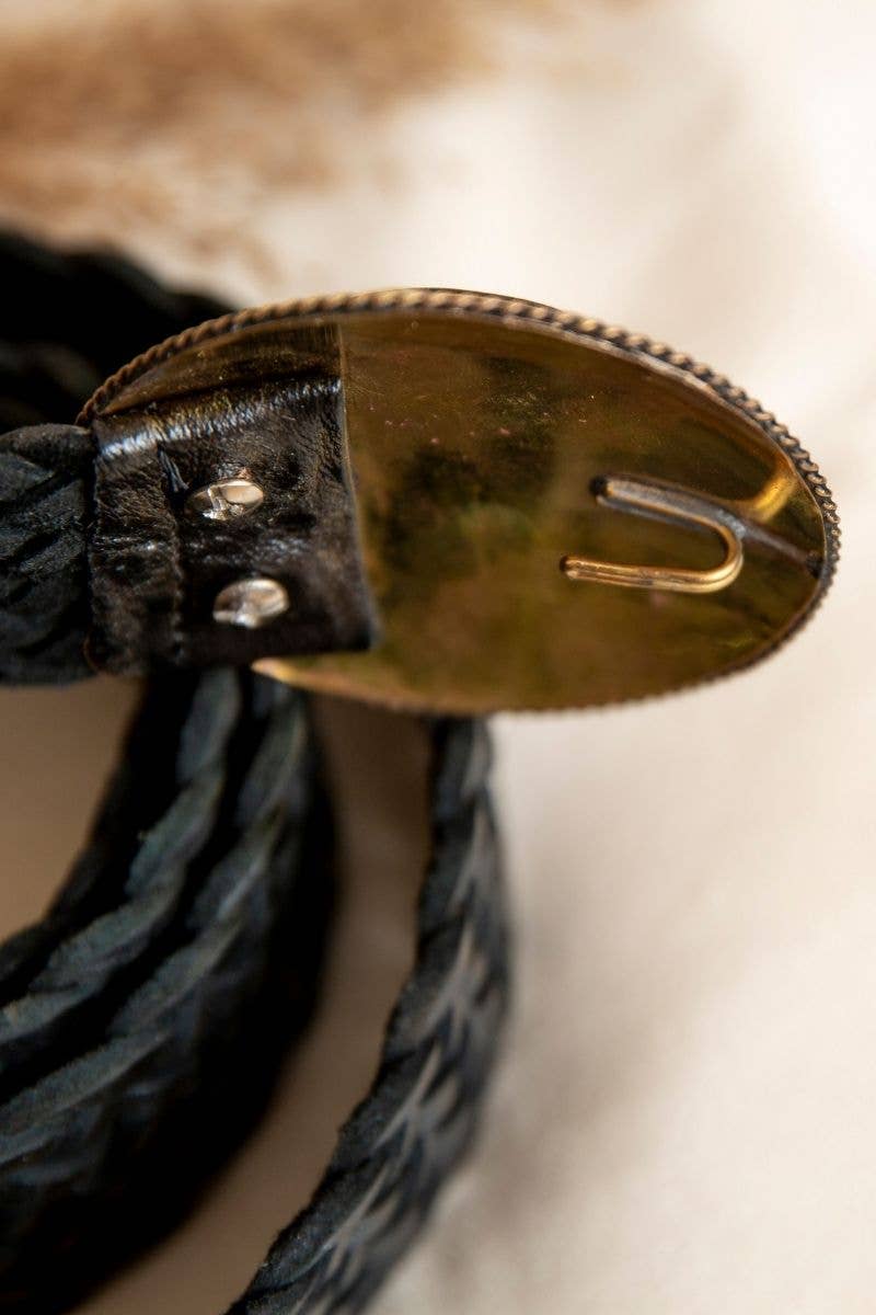 Wide Black Belt