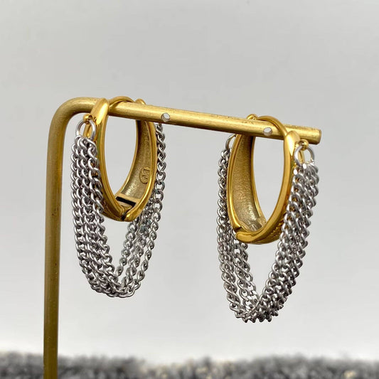The Silverado - Chain Fringe (18k gold)